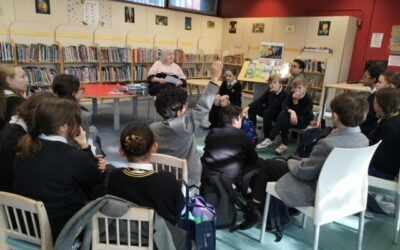 Year 7 students visit the Library, Oct 2023